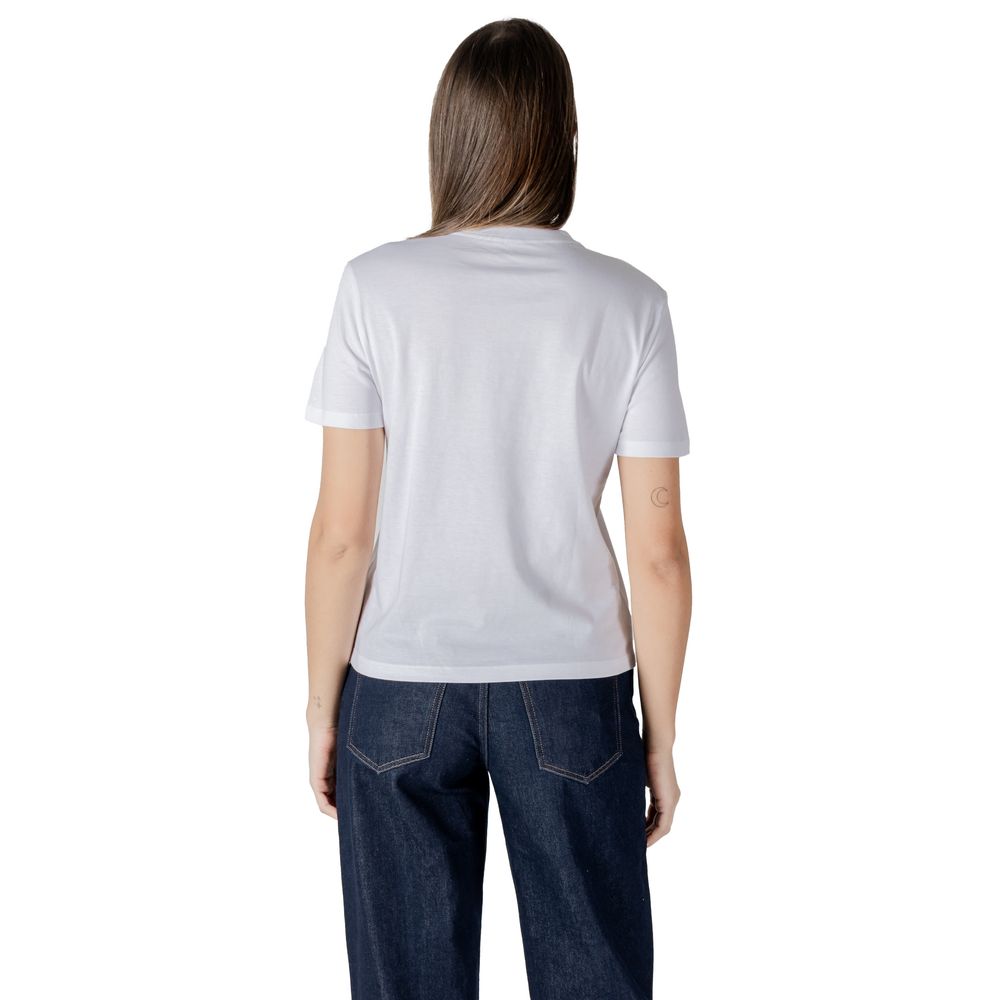 Maglietta bianca in cotone Calvin Klein Jeans
