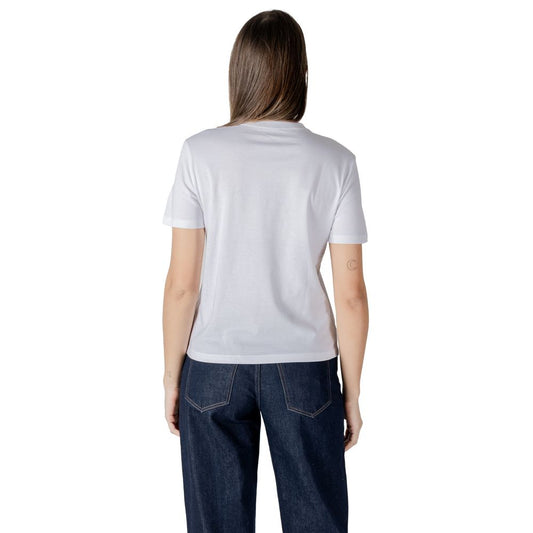 Maglietta bianca in cotone Calvin Klein Jeans