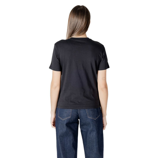 Maglietta nera in cotone Calvin Klein Jeans