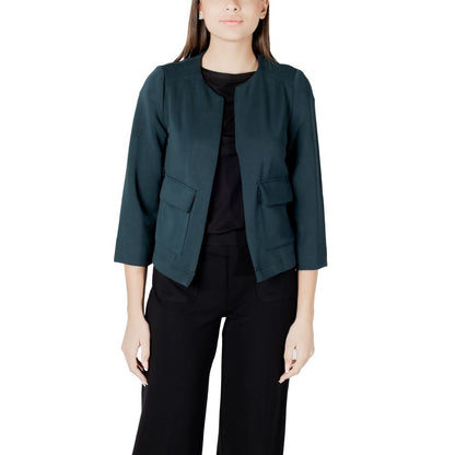 Cappotto in modal verde Street One