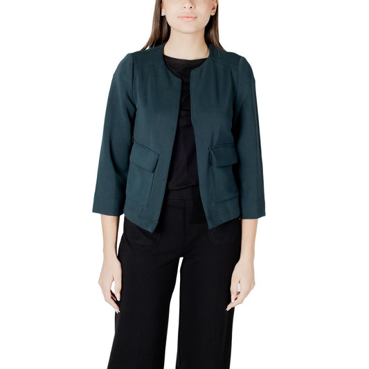 Cappotto in modal verde Street One