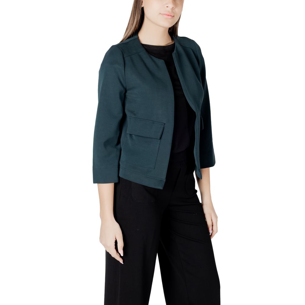 Cappotto in modal verde Street One