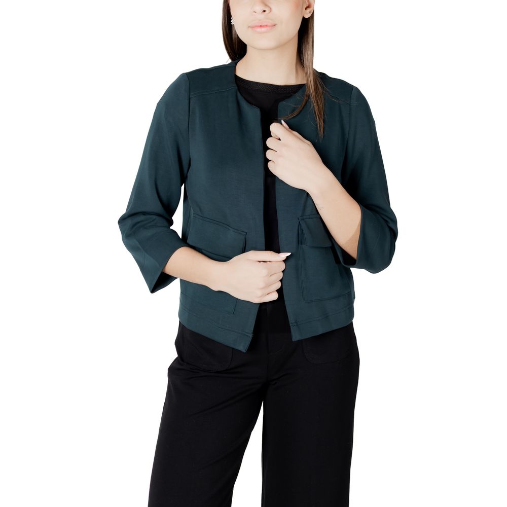 Cappotto in modal verde Street One