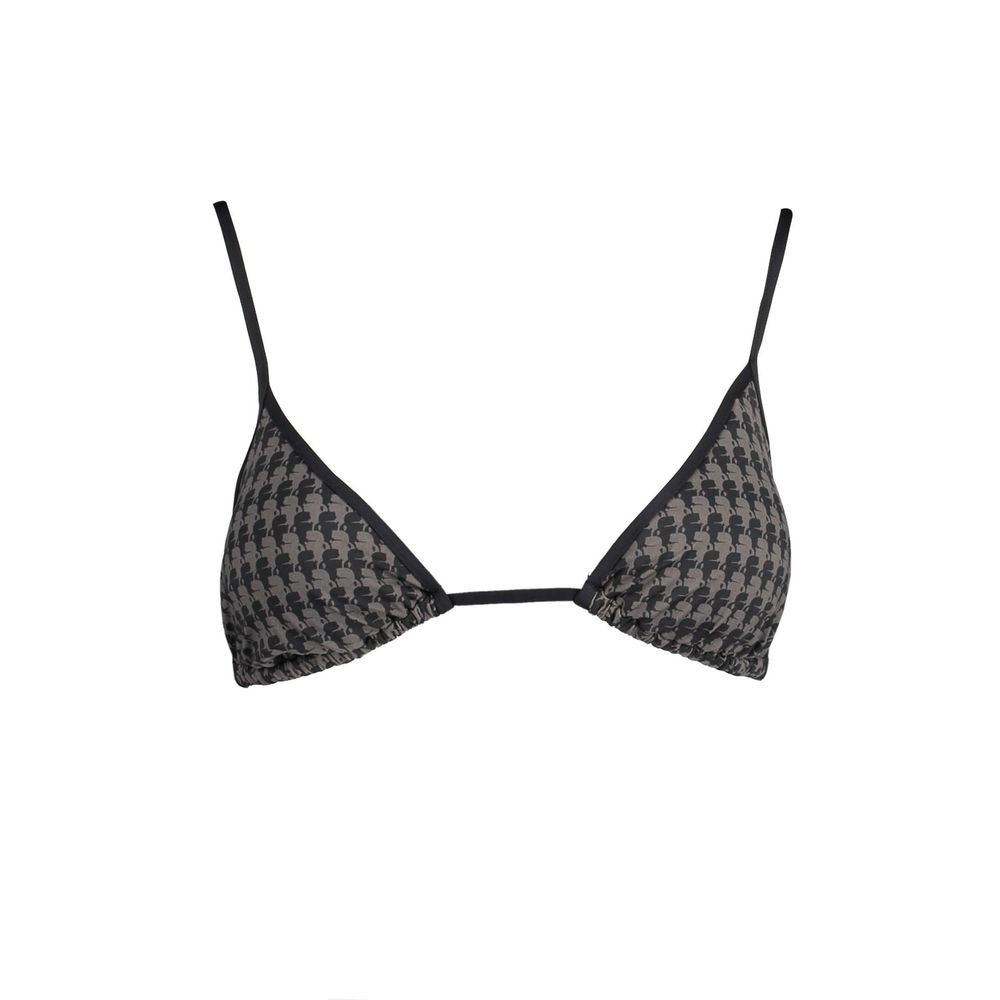 Costume da bagno da donna in poliammide nero Karl Lagerfeld