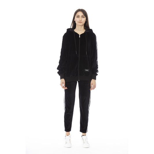 Maglione da donna in cotone nero Baldinini Trend