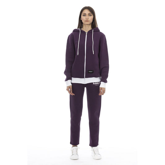 Maglione da donna in cotone viola Baldinini Trend