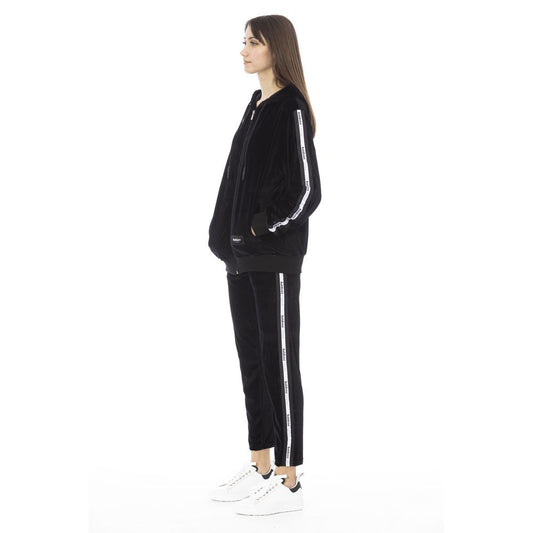 Maglione da donna in cotone nero Baldinini Trend