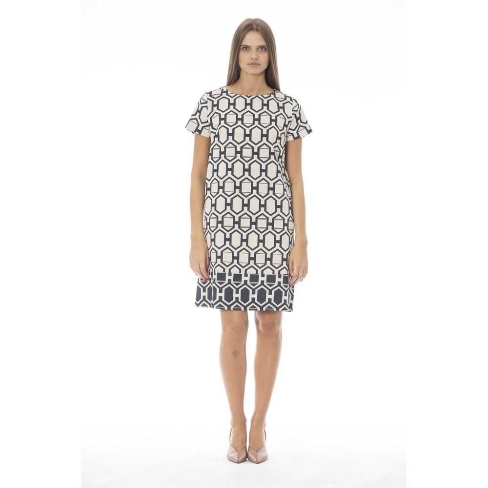 Abito da donna in cotone bianco Baldinini Trend