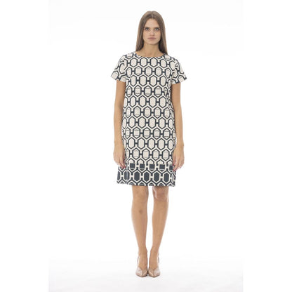 Abito da donna in cotone bianco Baldinini Trend