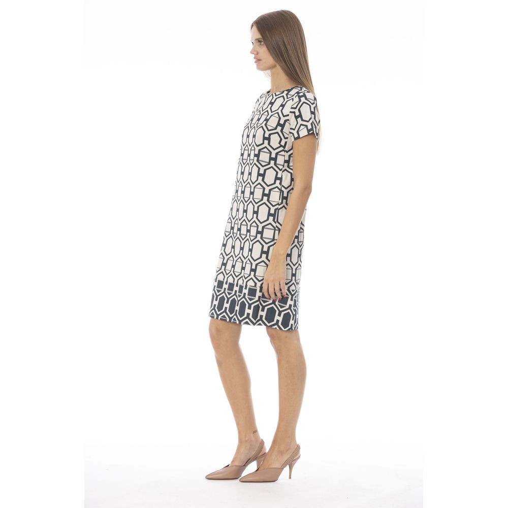 Abito da donna in cotone bianco Baldinini Trend