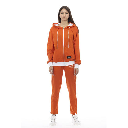 Maglione da donna in cotone arancione Baldinini Trend