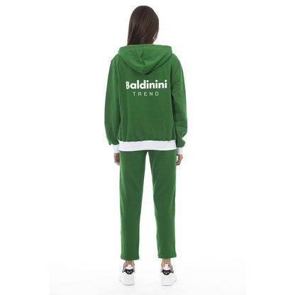 Maglione da donna in cotone verde Baldinini Trend