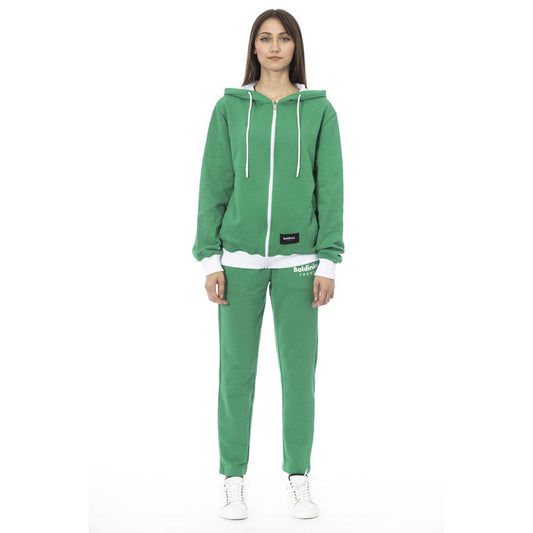 Maglione da donna in cotone verde Baldinini Trend