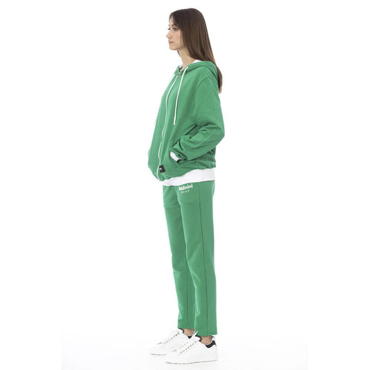 Maglione da donna in cotone verde Baldinini Trend