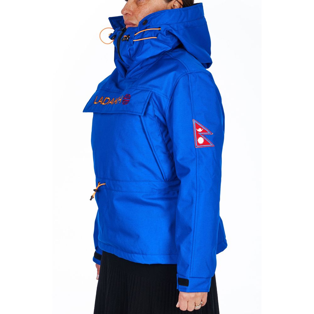 Giacca da donna in poliestere blu Ladakh
