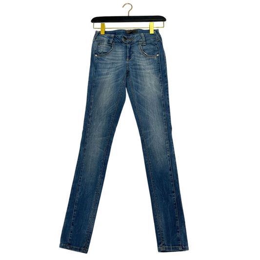 Jeans da donna in cotone blu Object