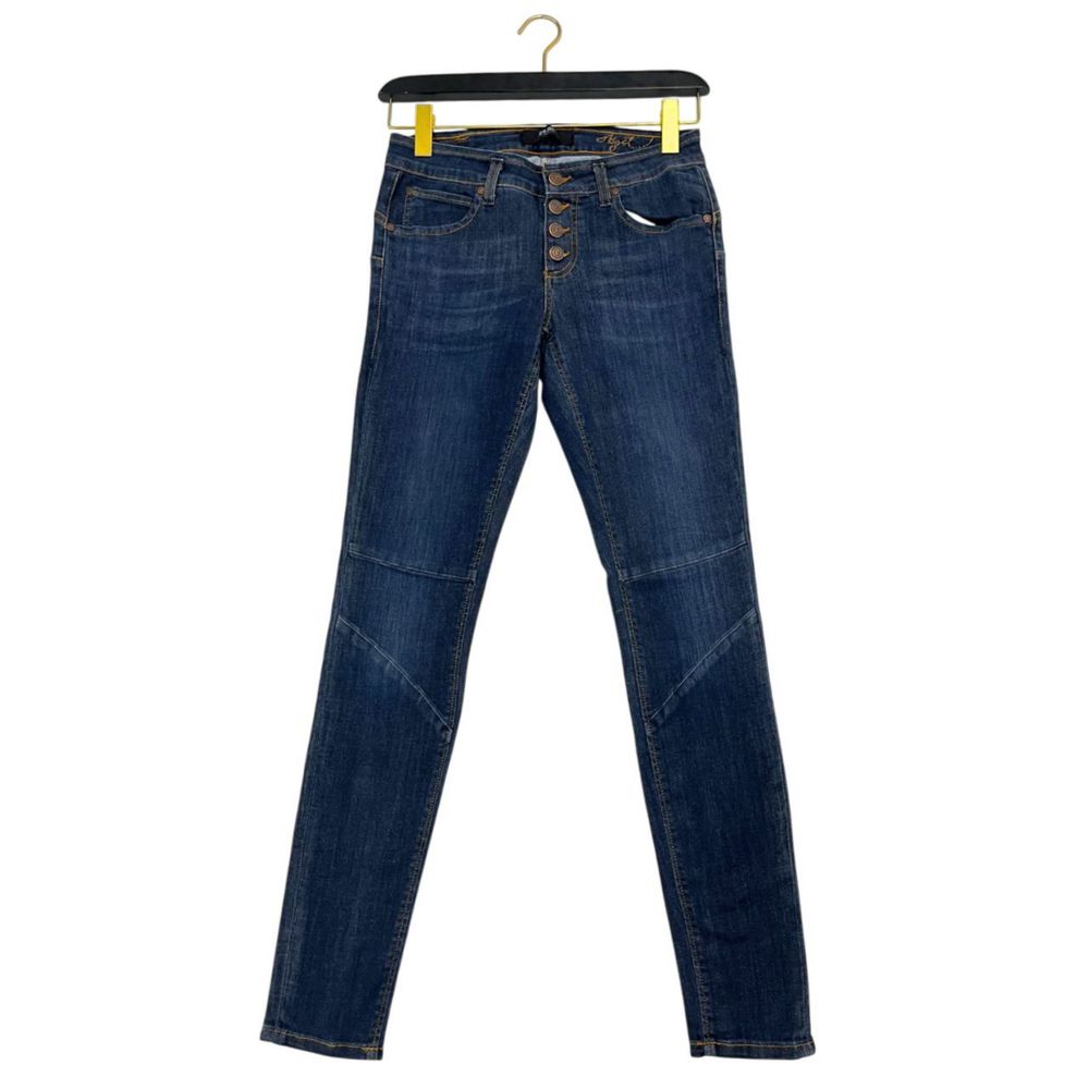 Jeans da donna in cotone blu Object