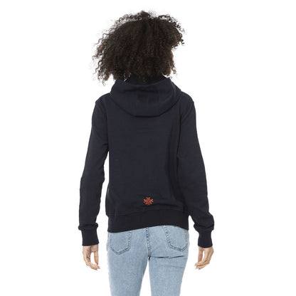 Felpa da donna in cotone blu Mr&amp;Mrs Italy