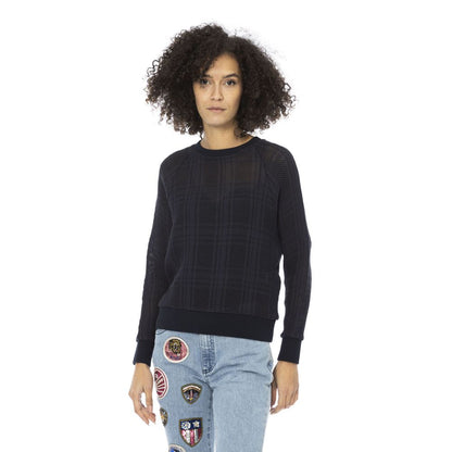 Camicia da donna in cotone blu Mr&amp;Mrs Italy