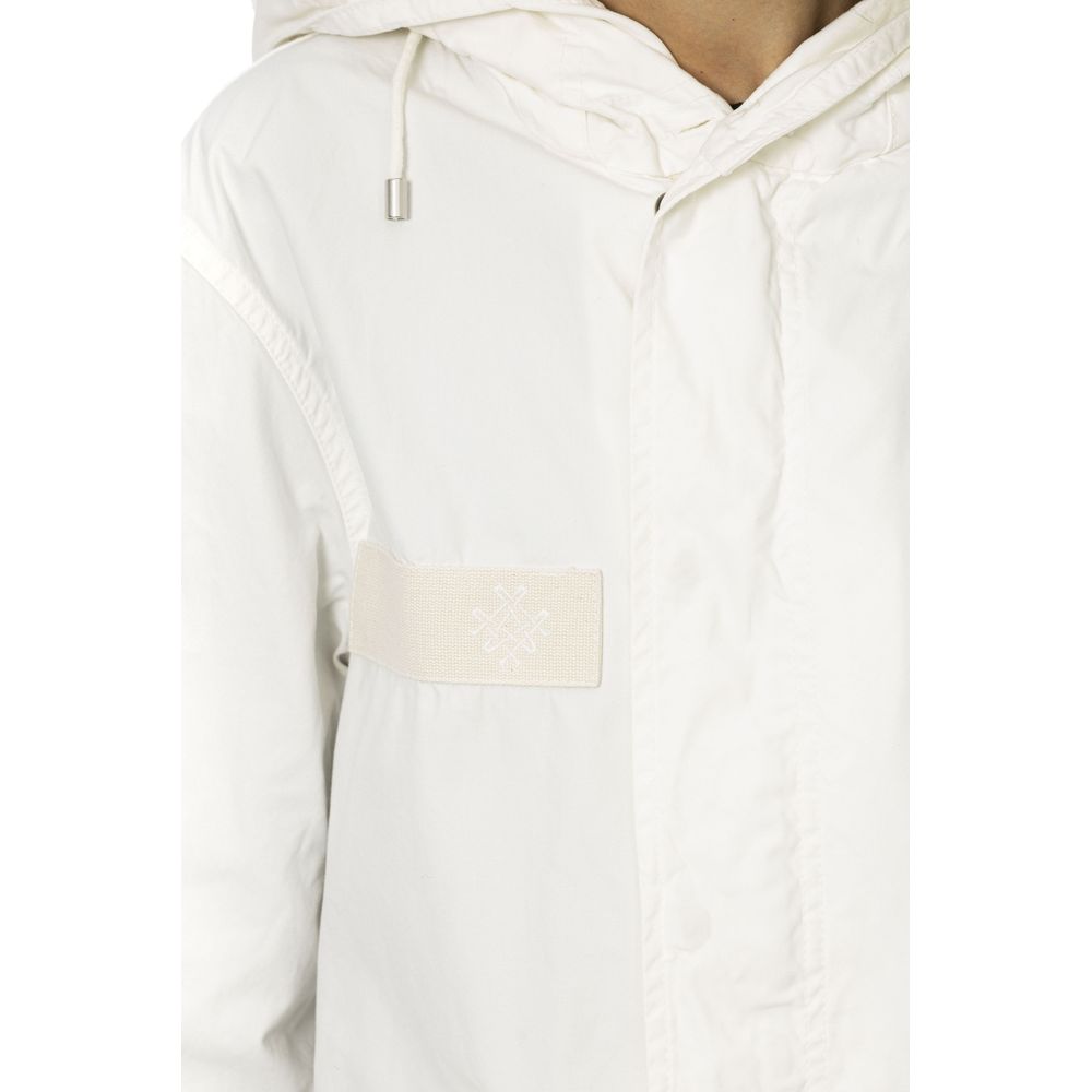 Parka da donna in cotone bianco Mr&amp;Mrs Italy