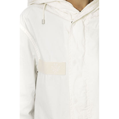 Parka da donna in cotone bianco Mr&amp;Mrs Italy