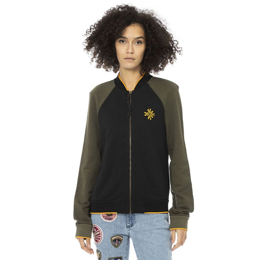Maglione da donna in cotone nero Mr&amp;Mrs Italy