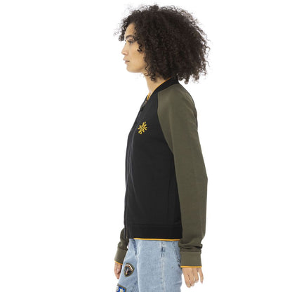 Maglione da donna in cotone nero Mr&amp;Mrs Italy