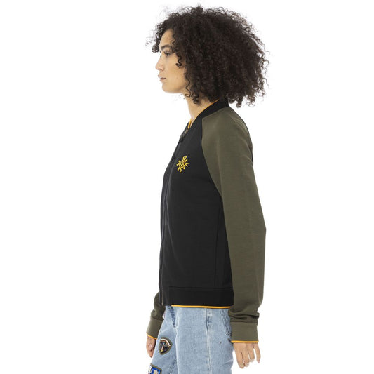 Maglione da donna in cotone nero Mr&amp;Mrs Italy