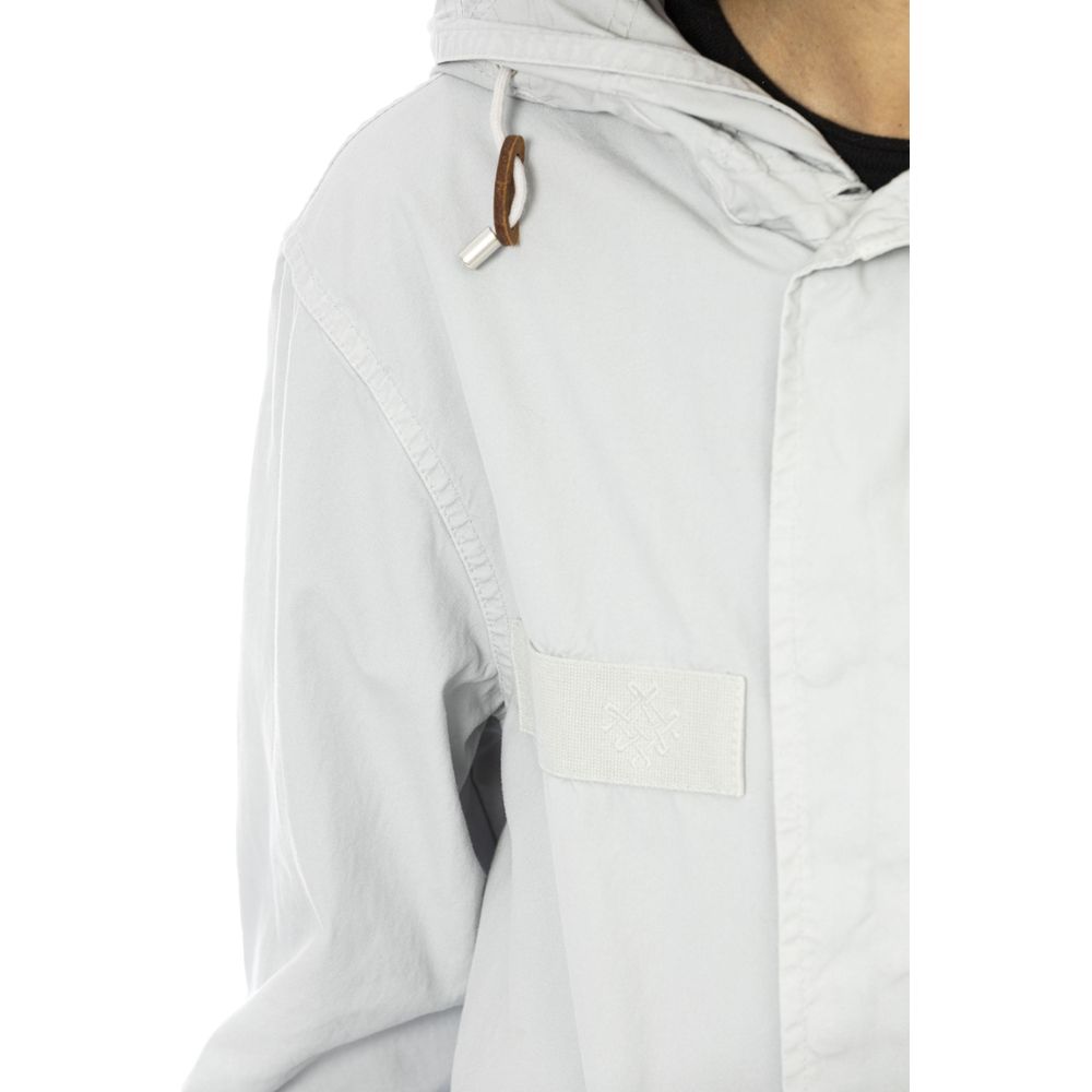 Giacca parka da donna in cotone argento Mr&amp;Mrs Italy