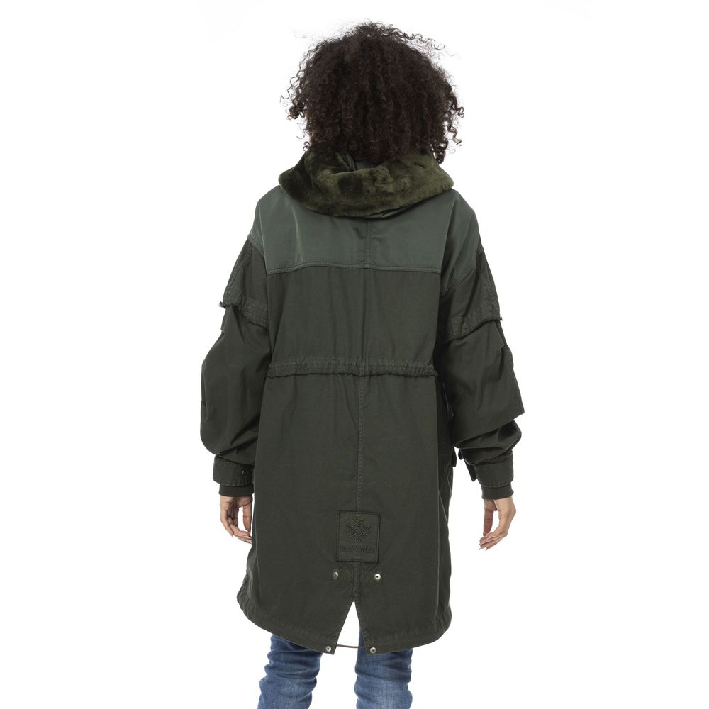 Parka da donna in cotone verde Mr&amp;Mrs Italy