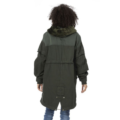 Parka da donna in cotone verde Mr&amp;Mrs Italy