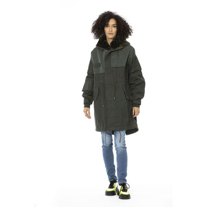 Parka da donna in cotone verde Mr&amp;Mrs Italy
