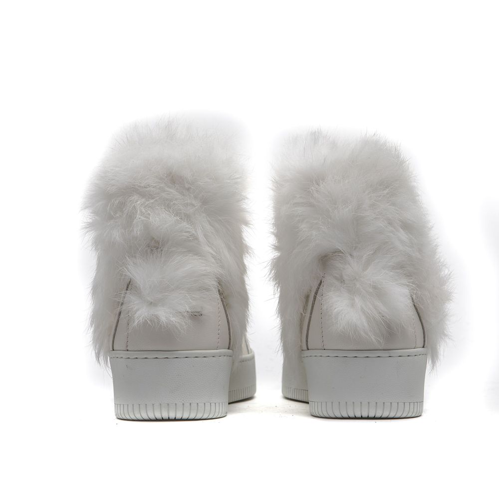 Mr&amp;Mrs Italy Sneaker da donna in cotone bianco