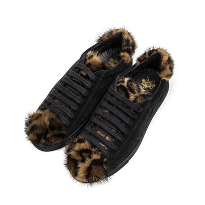 Mr&amp;Mrs Italy Sneaker da donna in pelle nera