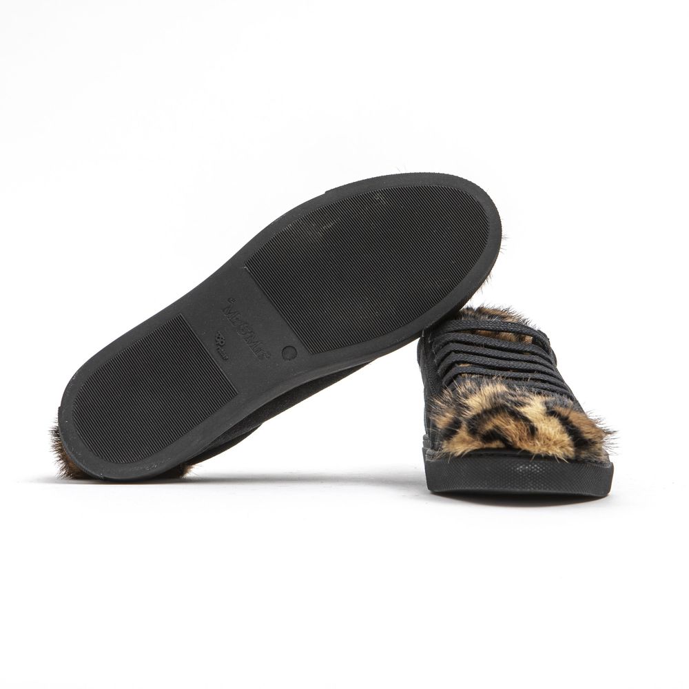 Mr&amp;Mrs Italy Sneaker da donna in pelle nera