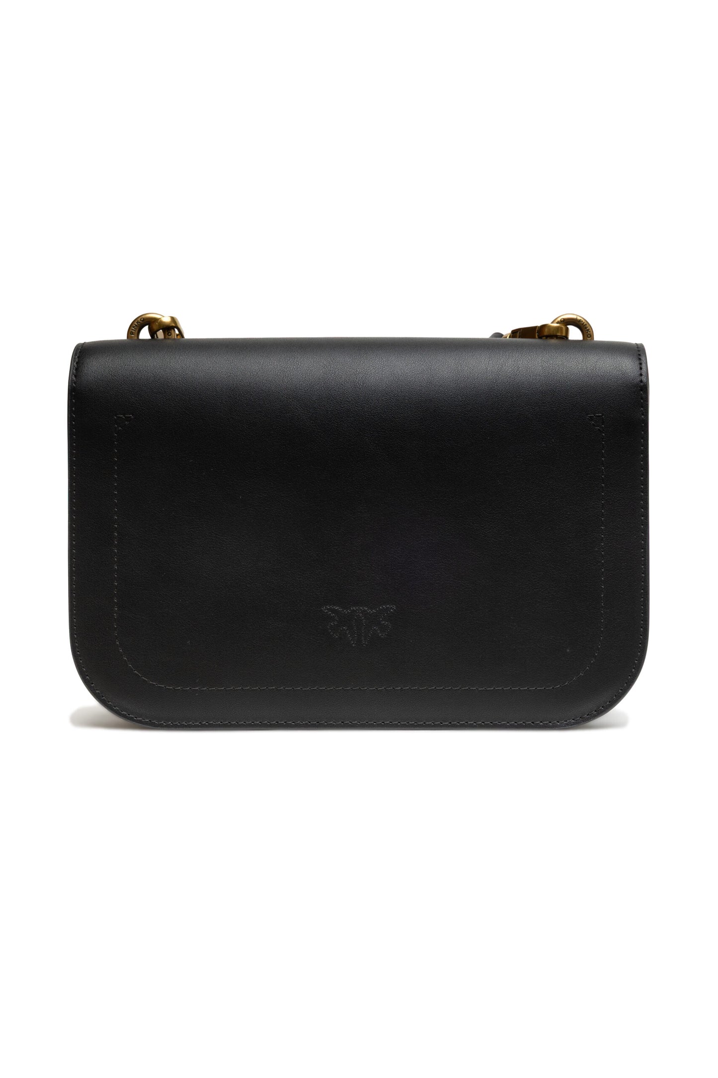 Borsa a tracolla classica Love Bell in pelle nera PINKO