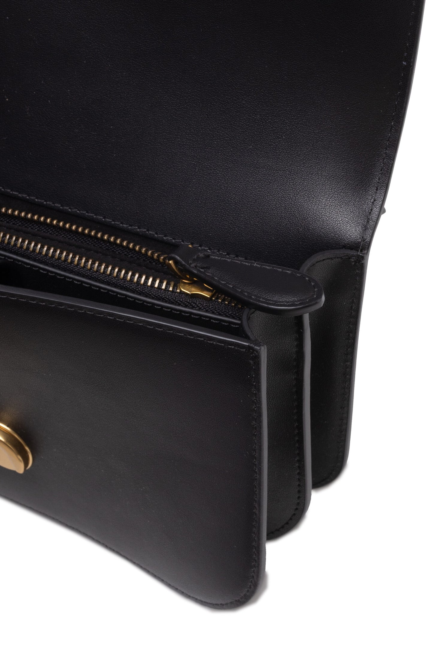 Borsa a tracolla classica Love Bell in pelle nera PINKO