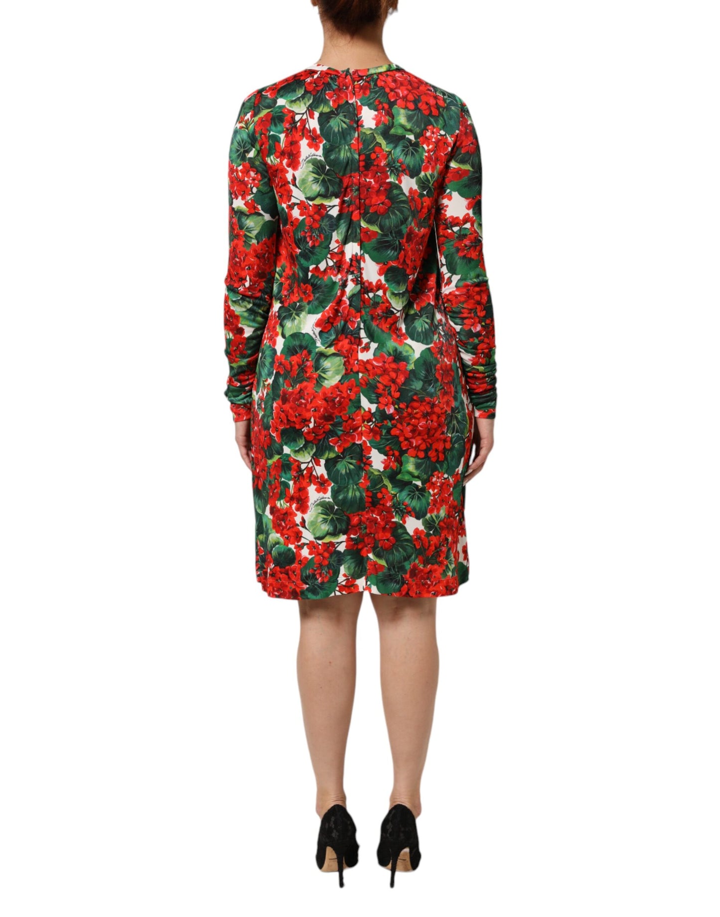 Dolce &amp; Gabbana Abito corto Portofino a fiori multicolor