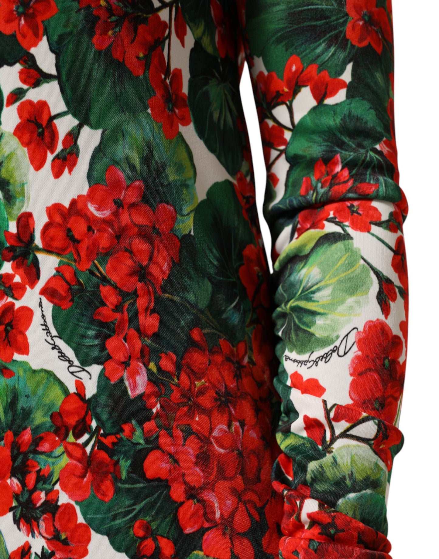 Dolce &amp; Gabbana Abito corto Portofino a fiori multicolor