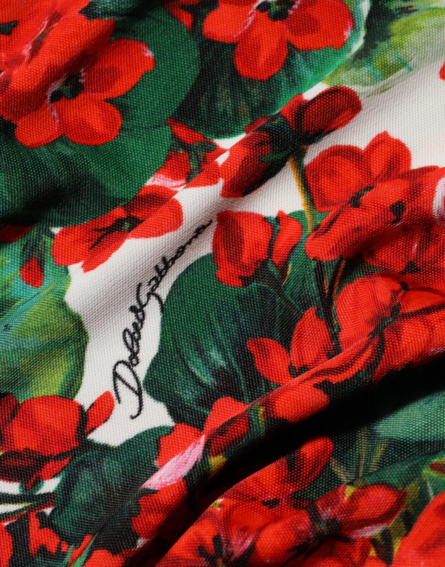 Dolce &amp; Gabbana Abito corto Portofino a fiori multicolor