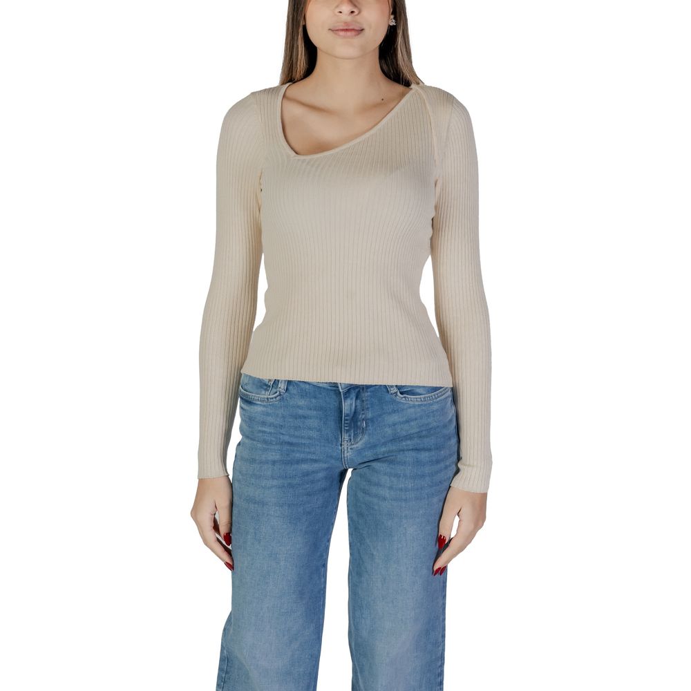 Felpa in viscosa beige Vila Clothes