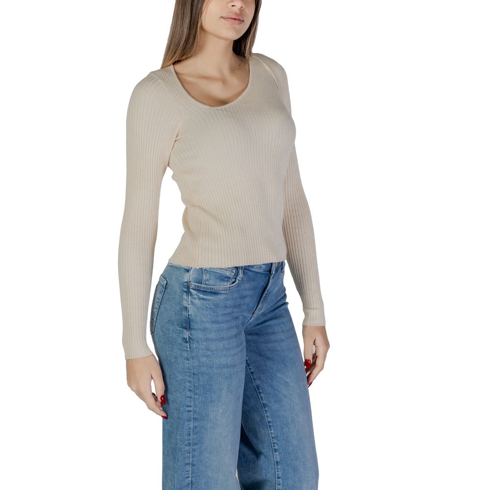 Felpa in viscosa beige Vila Clothes