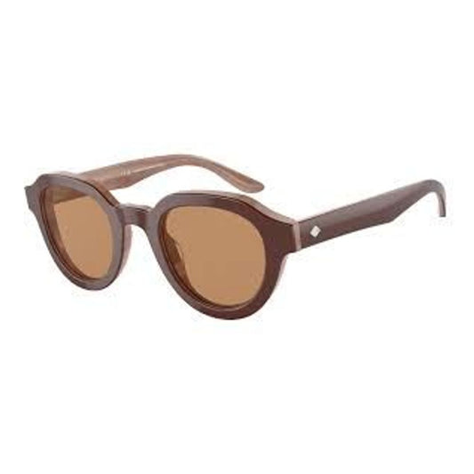 Occhiali da sole in acetato marrone Giorgio Armani