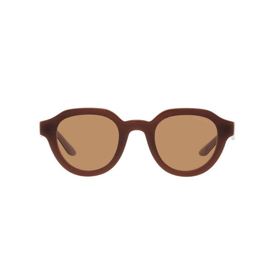 Occhiali da sole in acetato marrone Giorgio Armani