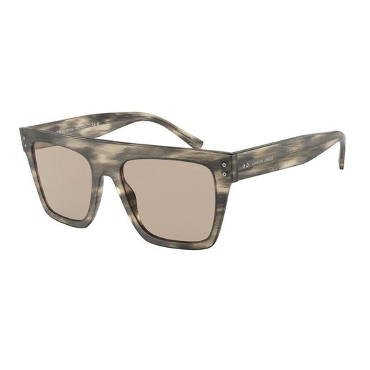 Occhiali da sole in acetato marrone Giorgio Armani
