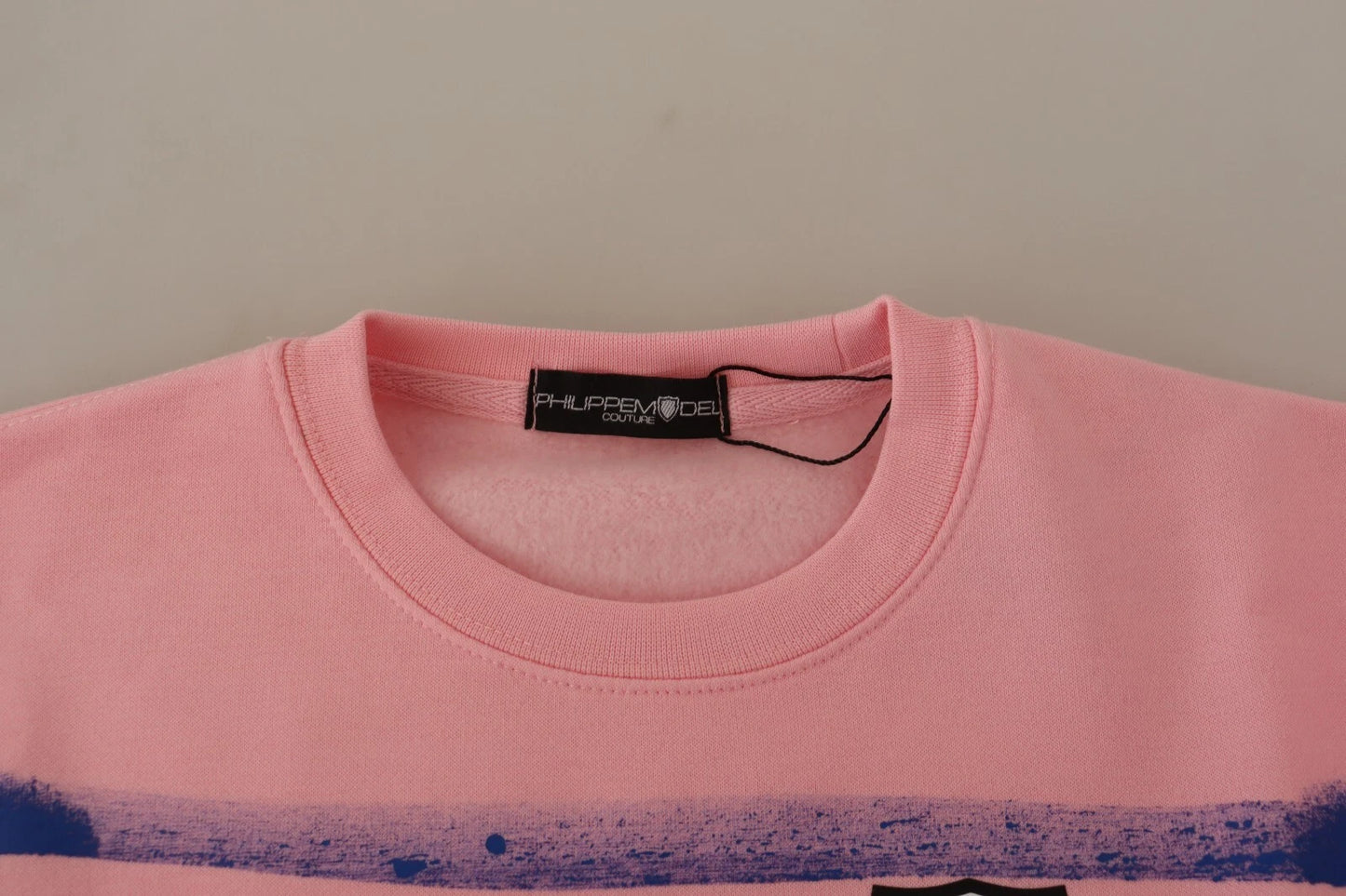 Maglione pullover a maniche lunghe stampato rosa Philippe Model