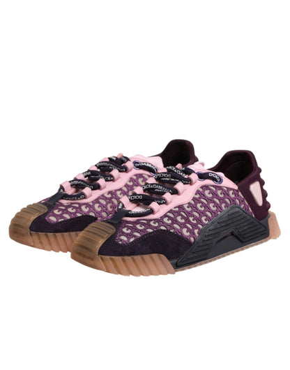 Dolce & Gabbana Multicolor Logo Low Top Sneakers NS1
