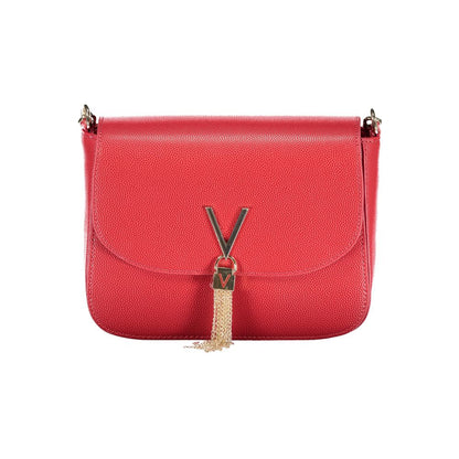 Valentino Rosso Poliuretano Women Bag With Removable Strap And Pocket