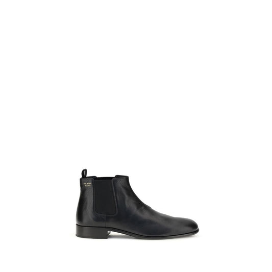 Stivaletti Prada in pelle di capra nera