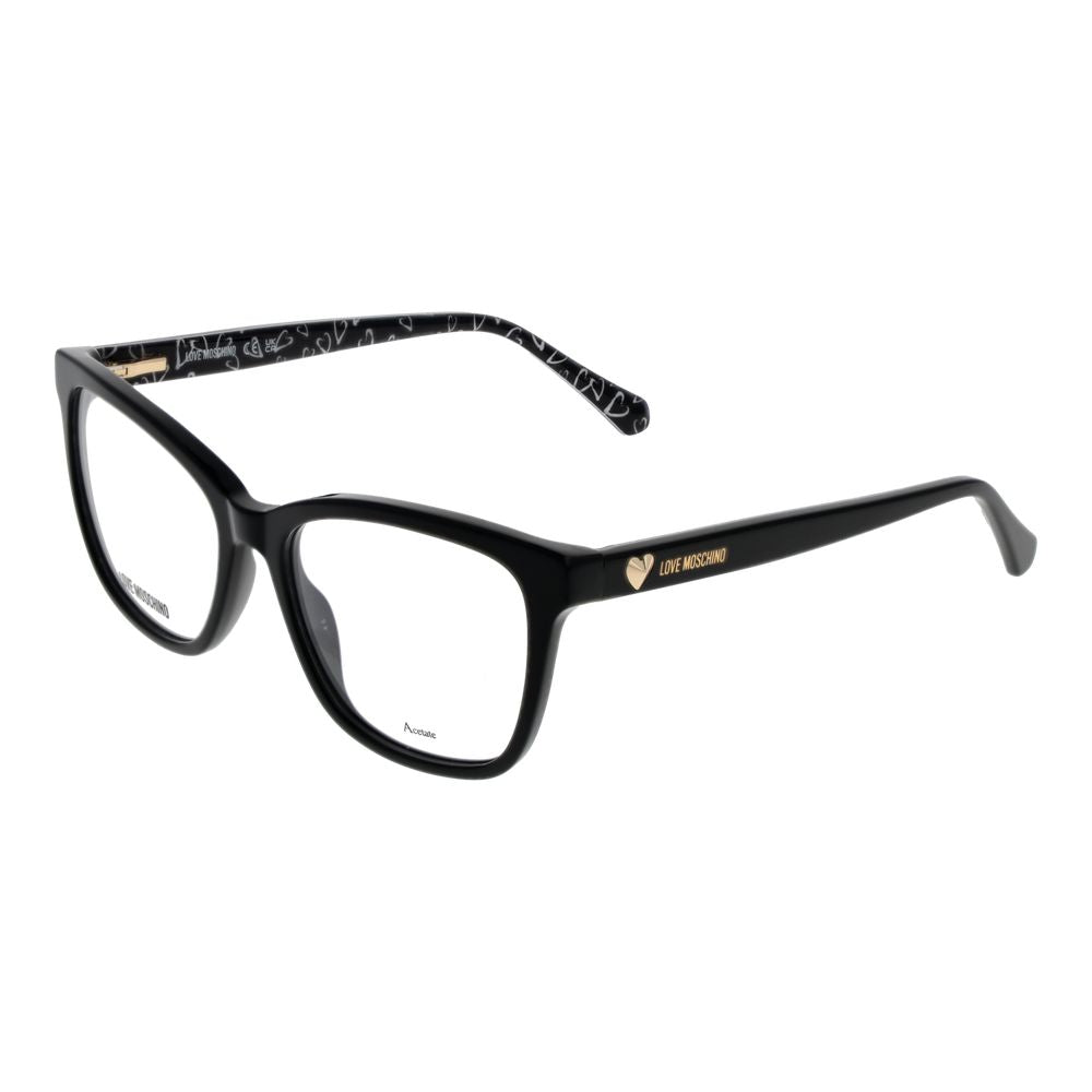 Occhiali da vista Love Moschino in acetato nero (montatura)